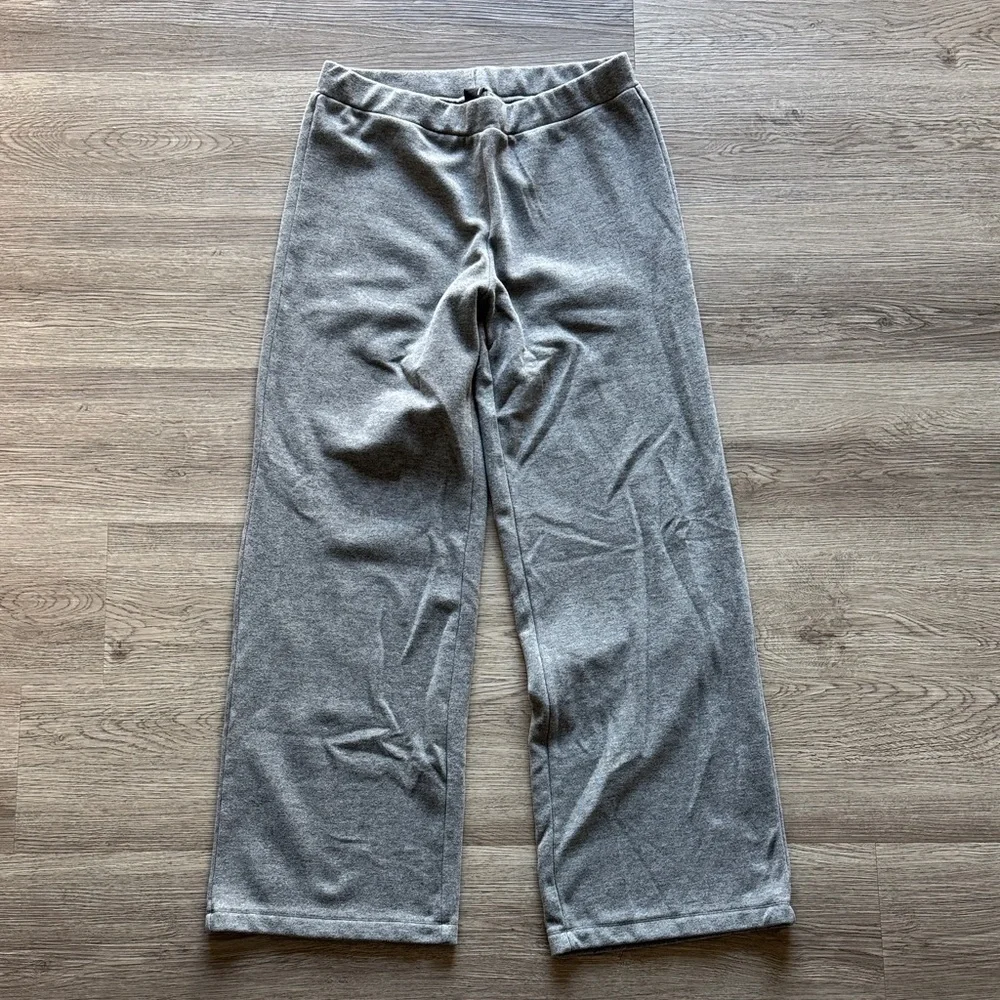 Revolve Bobi Wide Leg Pant in Charcoal - Picture 7 of 9